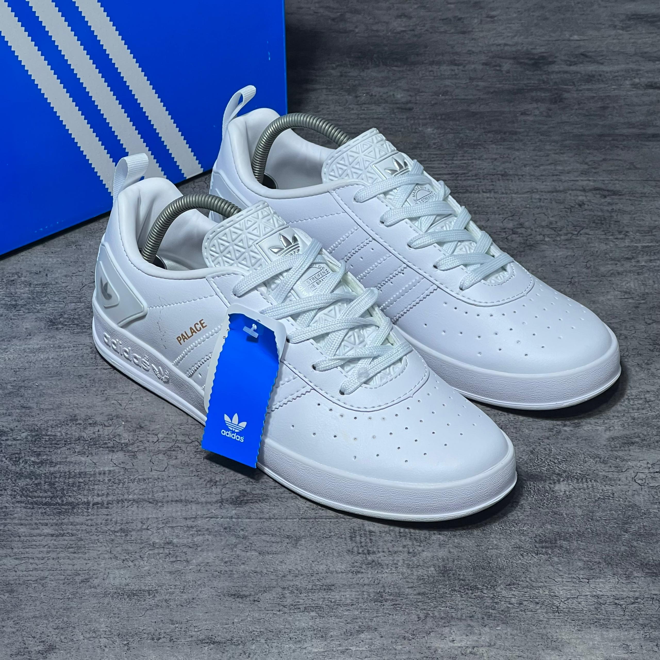 Adidas x Palace Triple White