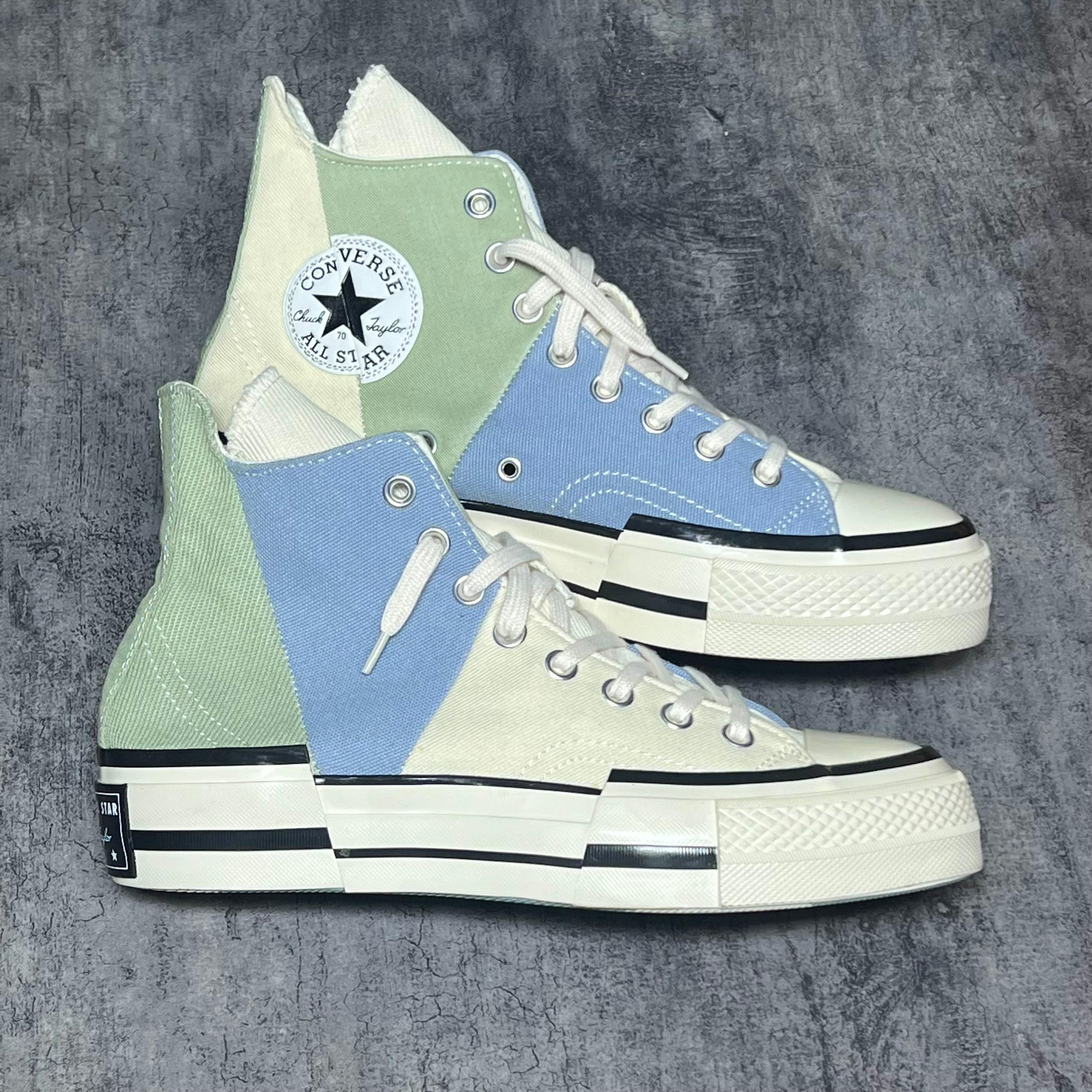Chuck Taylor Converse All Star 70 Plus "Material Mashup" Green/Blue