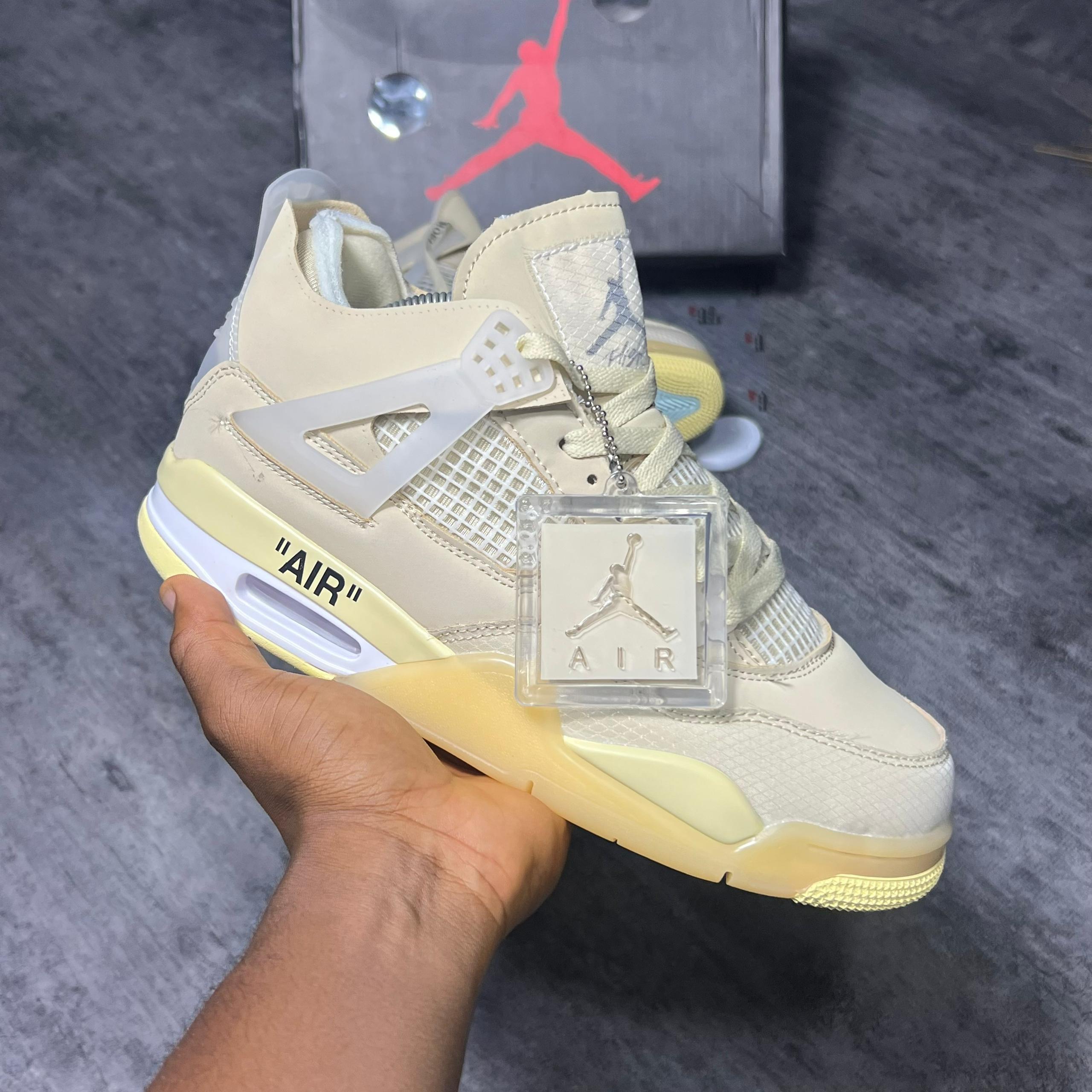 Off-White x Air Jordan IV Retro Sail