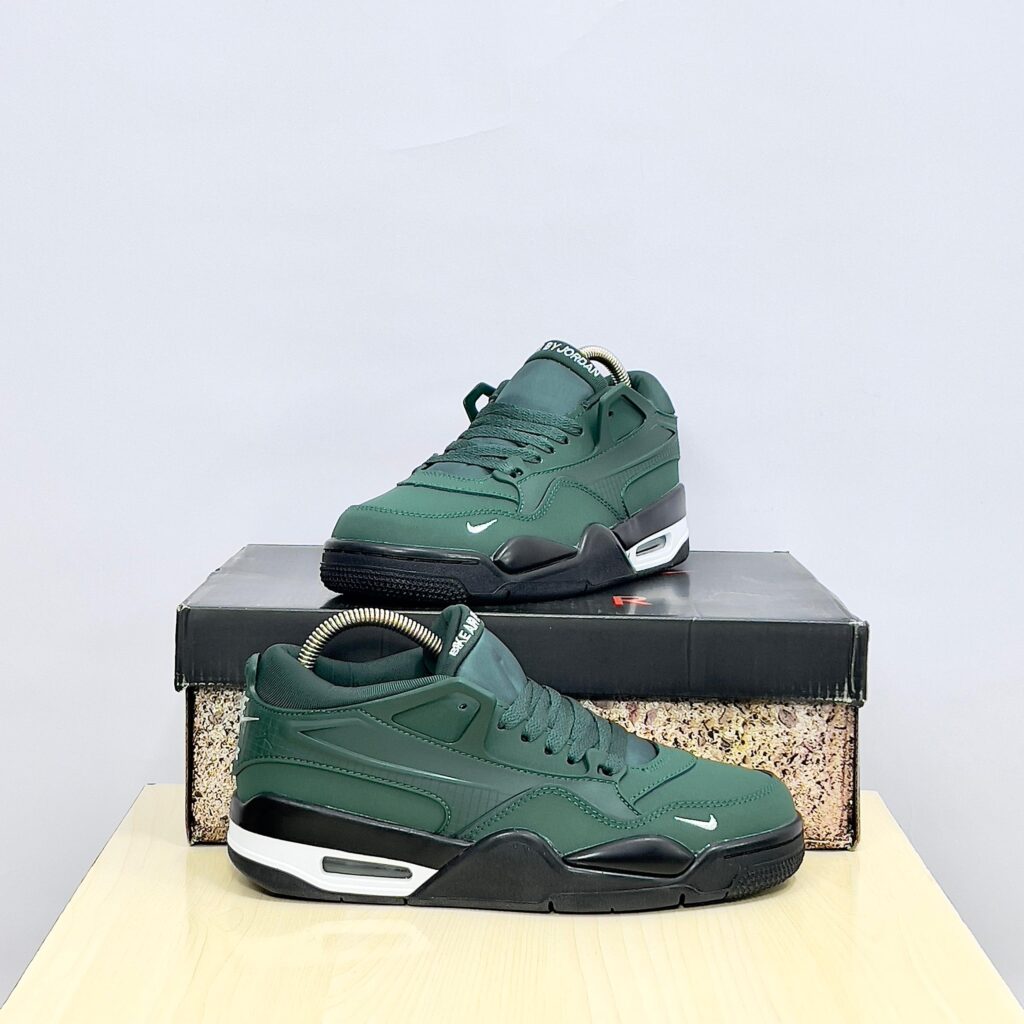Nigel Sylvester x Nike Air Jordan 4 RM “Bike Air - Fence Green” Sneakers