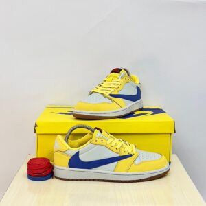 NIKE JORDAN 1 LOW X TRAVIS SCOTT “CANARY YELLOW”
