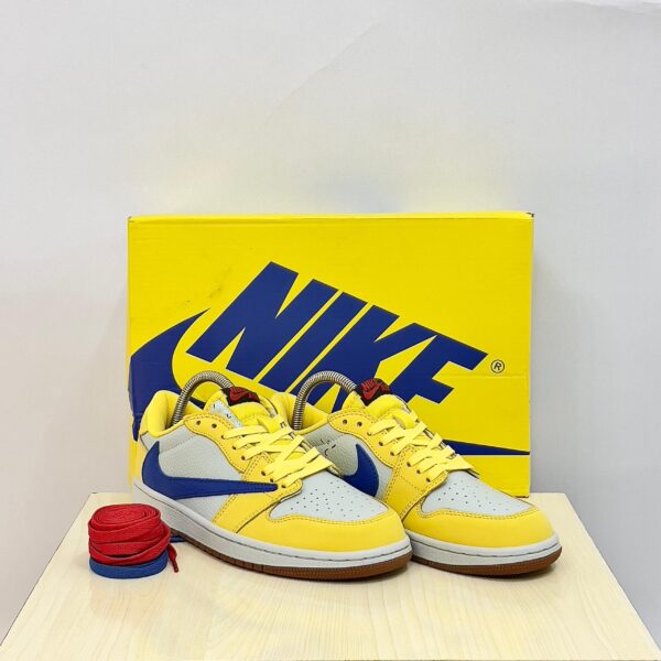 NIKE JORDAN 1 LOW X TRAVIS SCOTT “CANARY YELLOW” - Image 2
