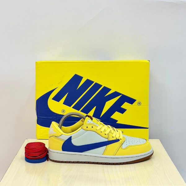 NIKE JORDAN 1 LOW X TRAVIS SCOTT “CANARY YELLOW” - Image 3