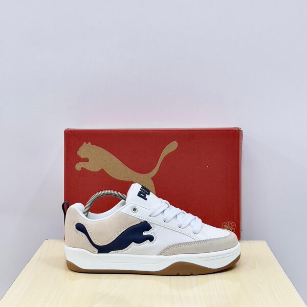 Puma Park Lifestyle White/Blue Sneakers - Image 3