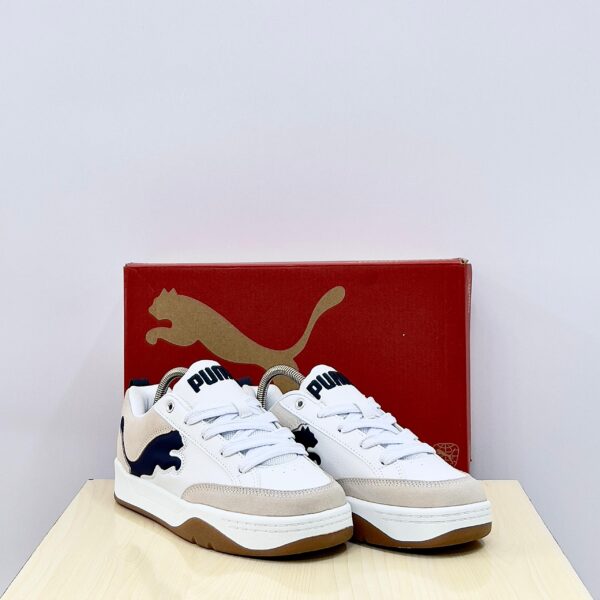Puma Park Lifestyle White/Blue Sneakers - Image 2