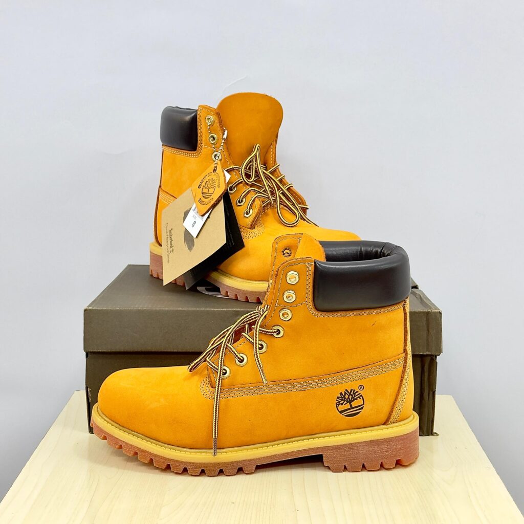 THE ORIGINAL YELLOW BOOT Timberland Premiun 6 Inch Waterproof Full Grain Yellow Boots