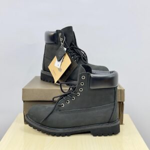 Timberland Premiun 6 Inch Waterproof Full Grain Black Boot