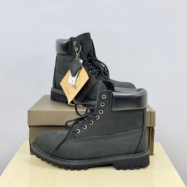 Timberland Premiun 6 Inch Waterproof Full Grain Black Boot