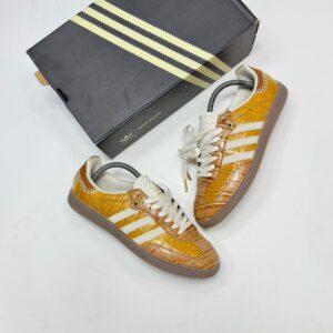 Wales Bonner x adidas Samba OG ”Croc-Effect Night Brown"