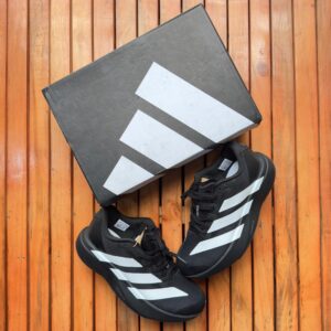 ADIDAS ADIZERO EVO  SL RUNNING SHOES IN CORE BLACK