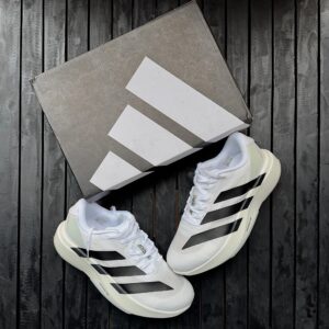 THE ADIDAS ADIZERO EVO SL RUNNING SHOES IN CLOUD WHITE